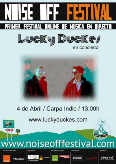 Cartel del concierto de LUCKY DUCKES en Cieza
