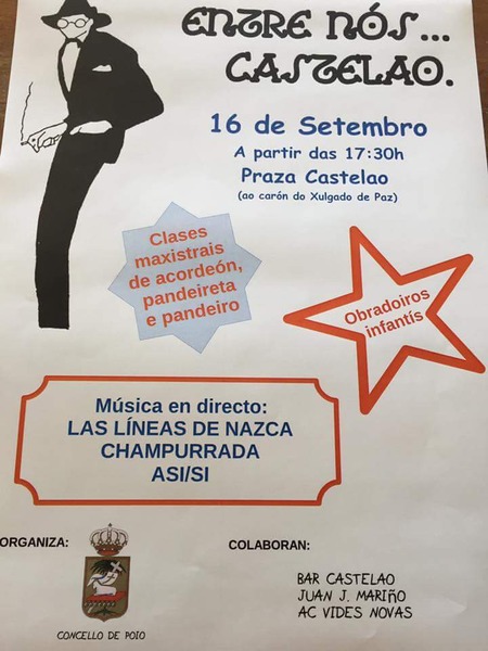 Cartel del concierto de ASI/SI en Plaza Castelao