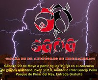 Cartel del concierto de SAÑA en AUDITORIO PINAR DEL REY