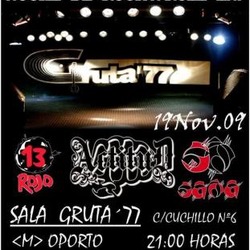 Cartel Gruta 77 (por Actitud)