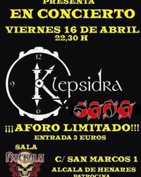 SAÑA + KLEPSIDRA en ROCKALA