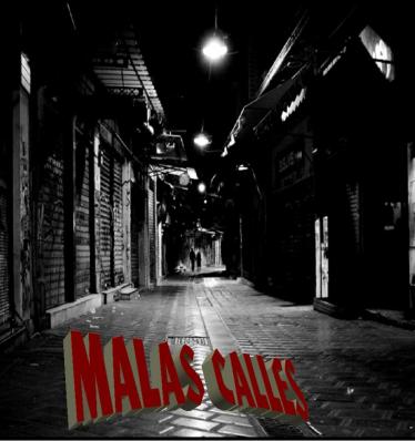 Cartel del concierto de MalasCalles en Bar-Restaurante Umami